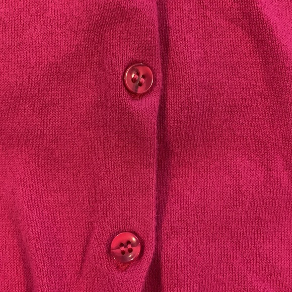 Anne Klein Sport Bright Magenta Cardigan Small - Picture 4 of 11